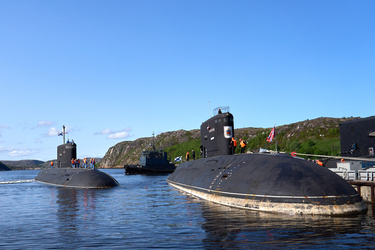 Подводная лодка «Калуга» Северного флота прибыла в базу после успешного выполнения задач дальнего похода