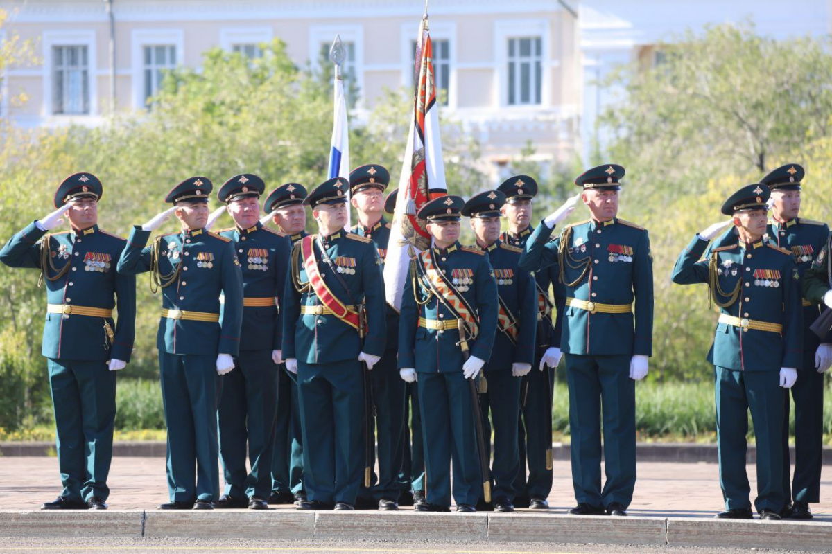 Чита отметила 80-летие окончания Второй мировой войны военным парадом