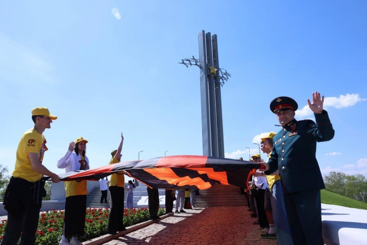 В Саратовской области прошла серия крупных акций к 81-й годовщине Победы